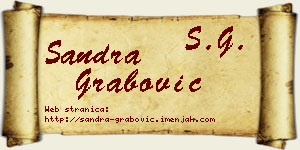 Sandra Grabović vizit kartica